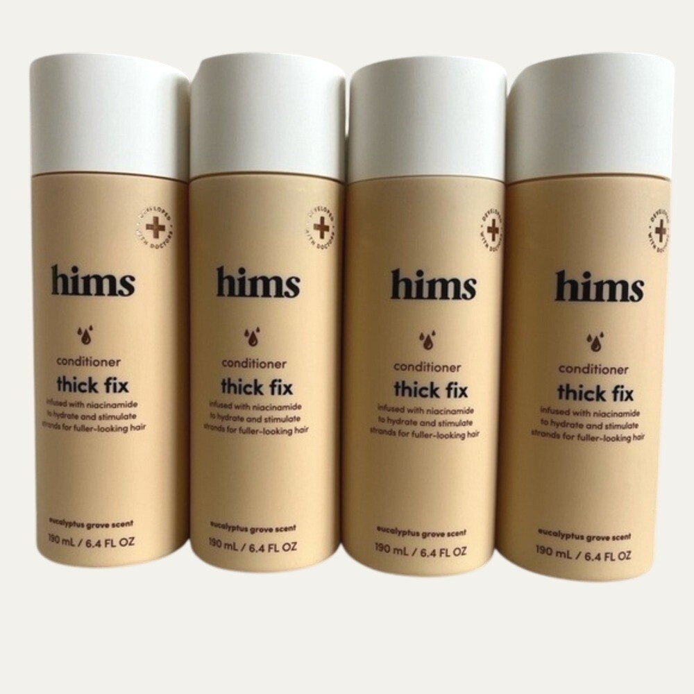 Hims Thick Fix Conditioner Eucalyptus Grove Scent Lot Of 4 Bottles Sealed